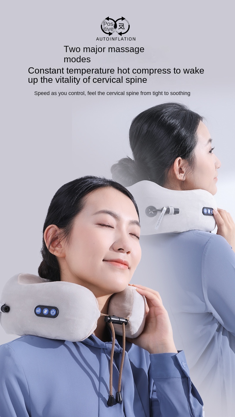Multi-Functional Memory Foam Travel Neck Massager