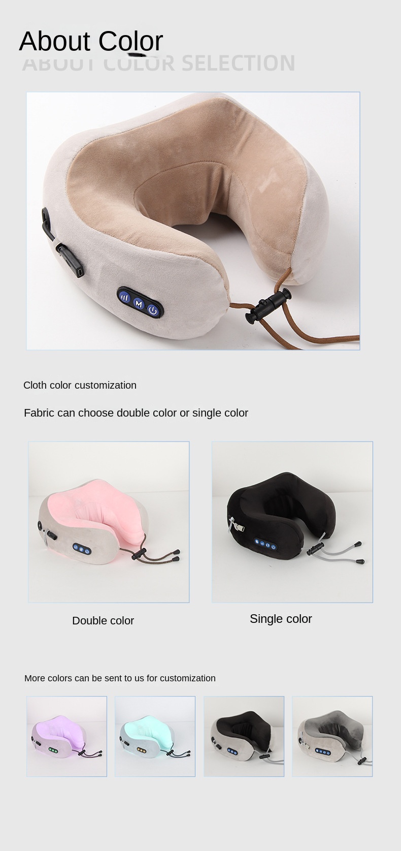 Multi-Functional Memory Foam Travel Neck Massager