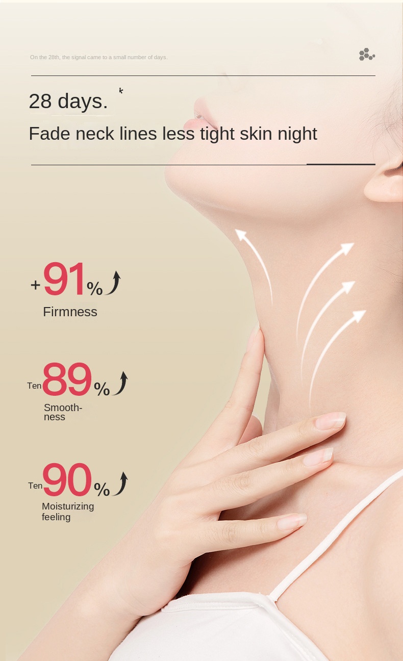 Snow Delight Honey Neck Cream with Dual Rollers for Neck Line Smoothing and Firming