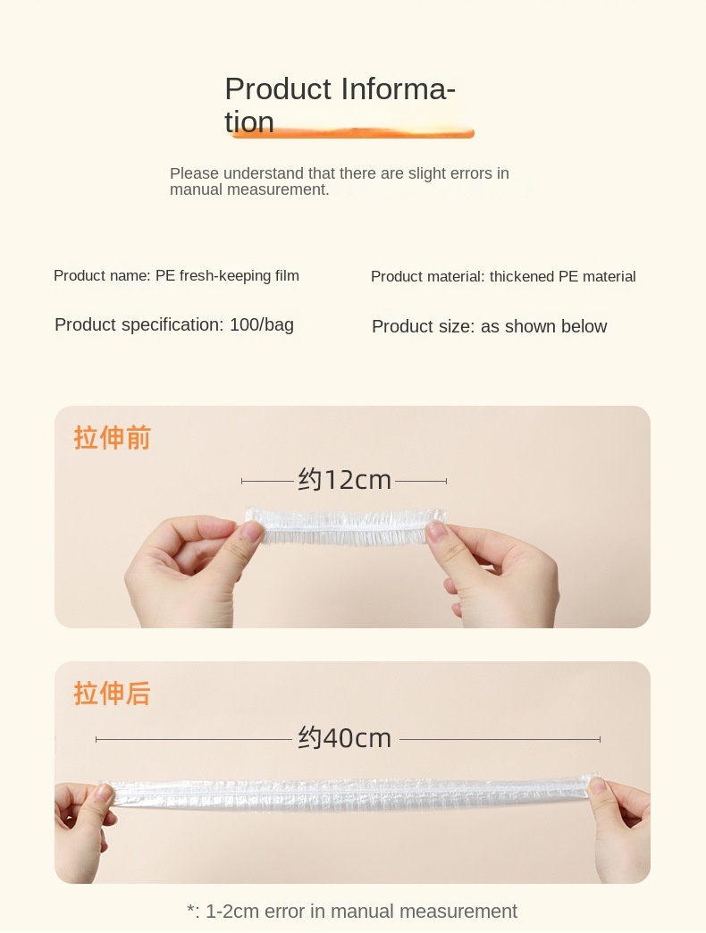 Disposable Food Grade Wrap