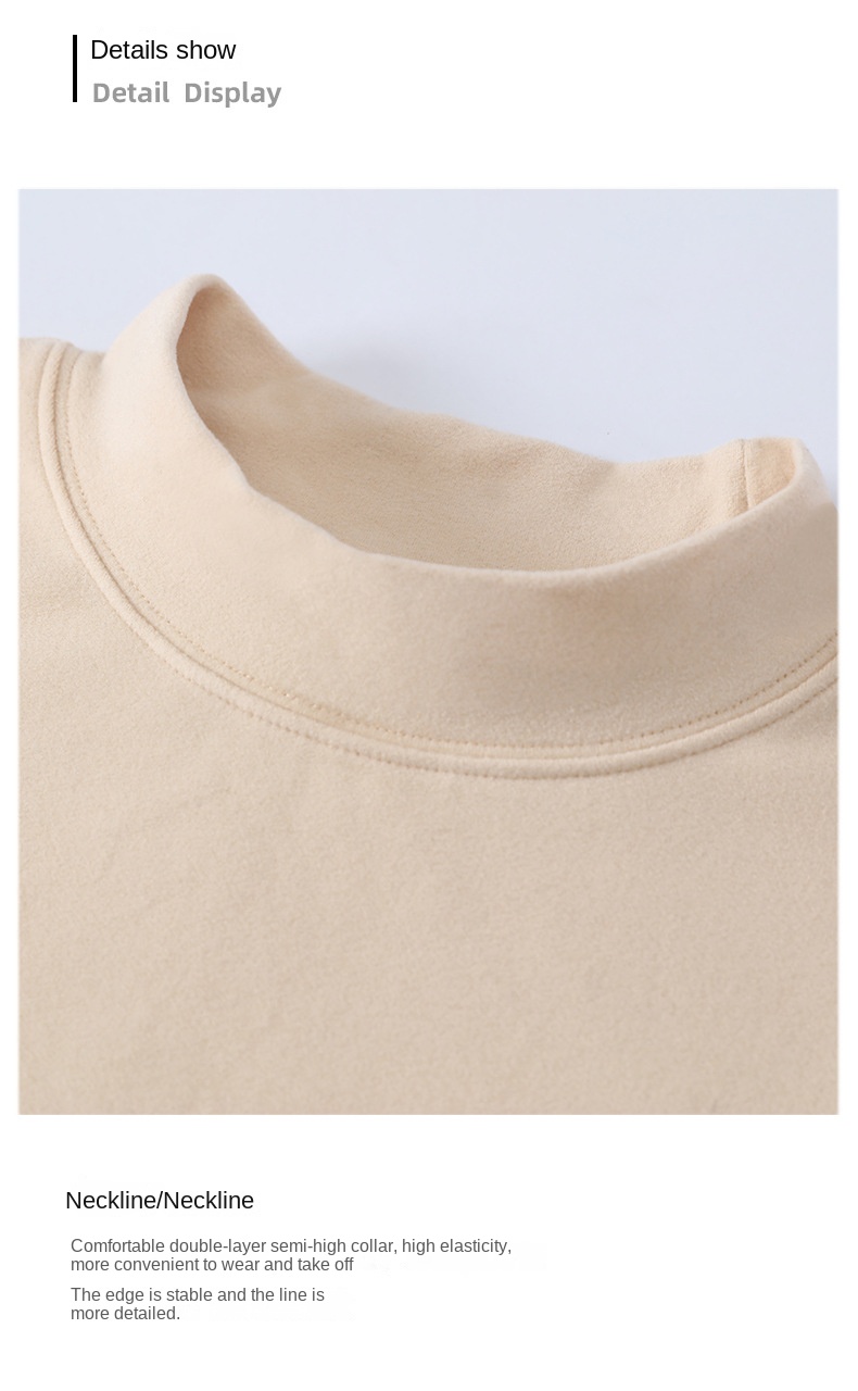 Double-sided Dralon Warm Long-sleeved T-shirt