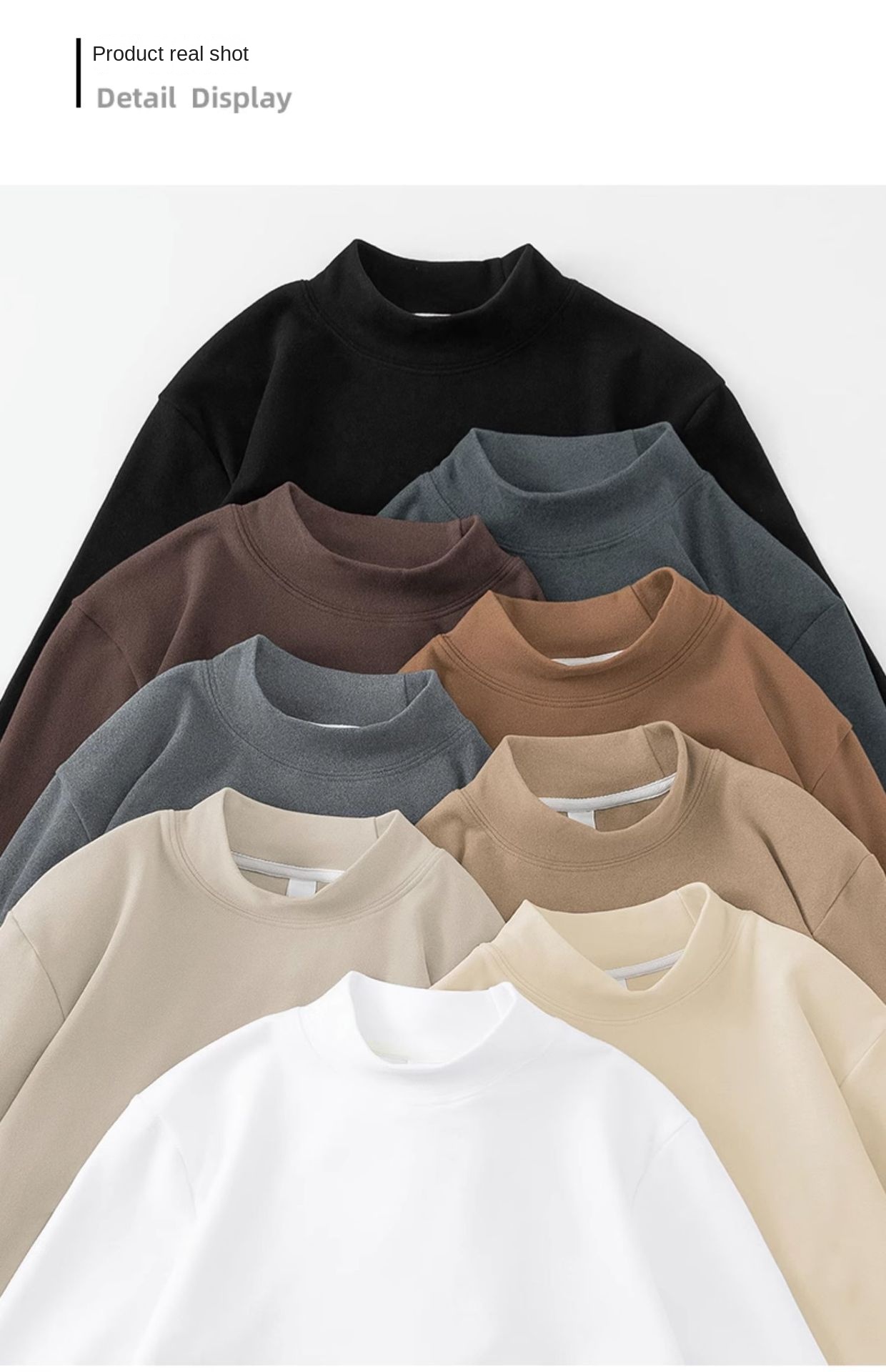 Double-sided Dralon Warm Long-sleeved T-shirt