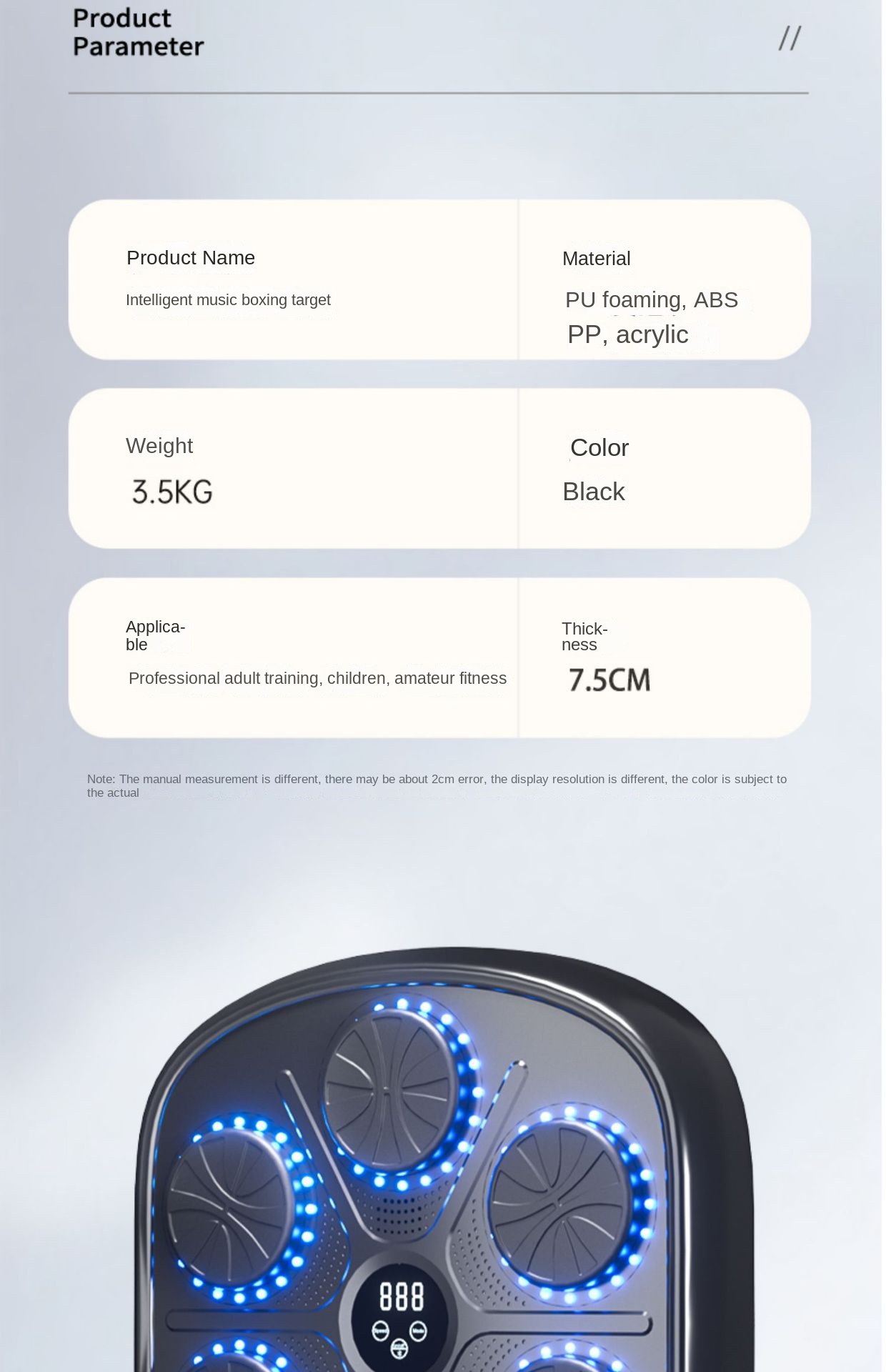 Smart Music Boxing Target