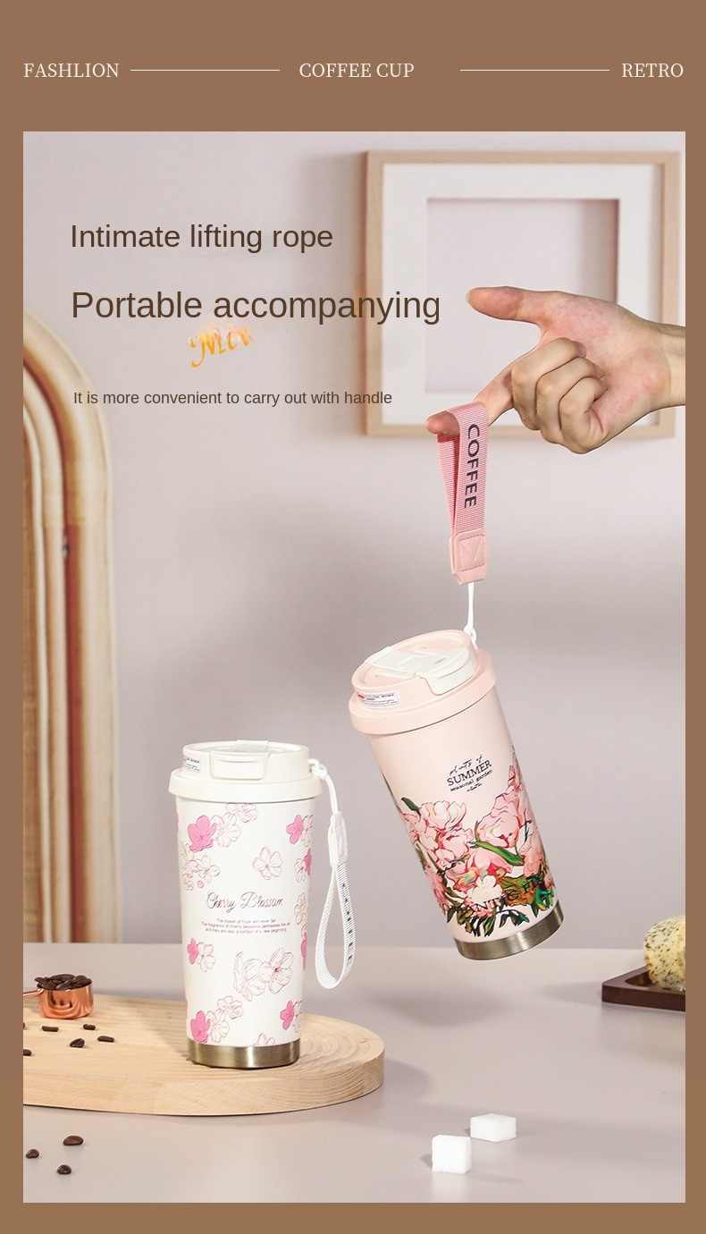Portable Stainless Steel Coffee Cup