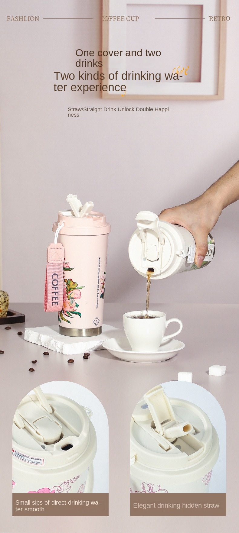 Portable Stainless Steel Coffee Cup