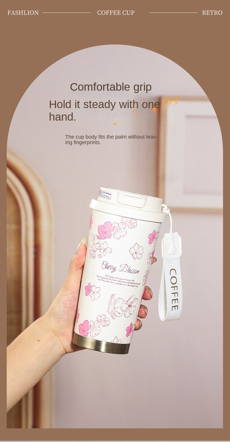 Portable Stainless Steel Coffee Cup