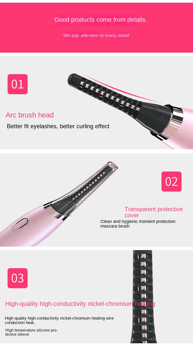 Mini Electric Eyelash Curler