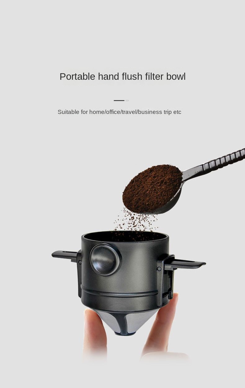 Portable Stainless Steel Coffee Filter Cup