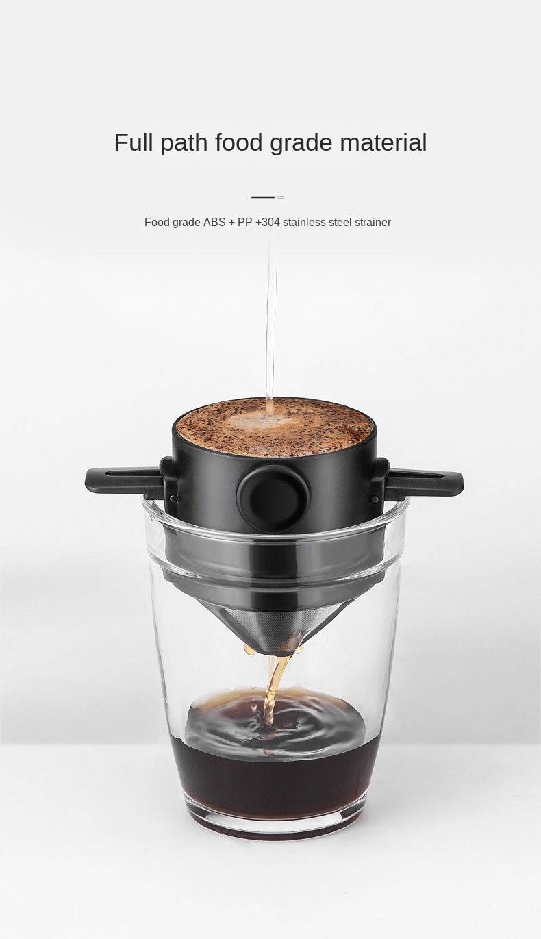 Portable Stainless Steel Coffee Filter Cup