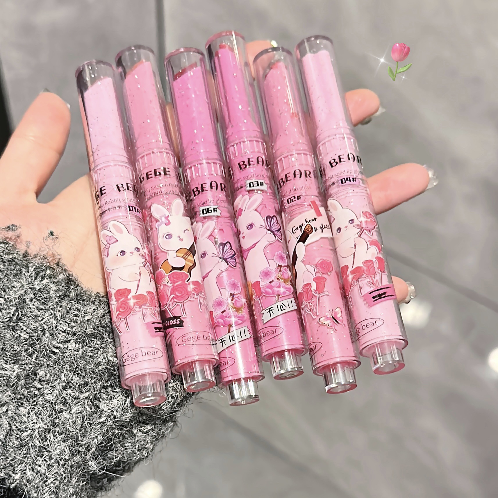 Gege Bear Garden Rabbit Solid Lip Gloss