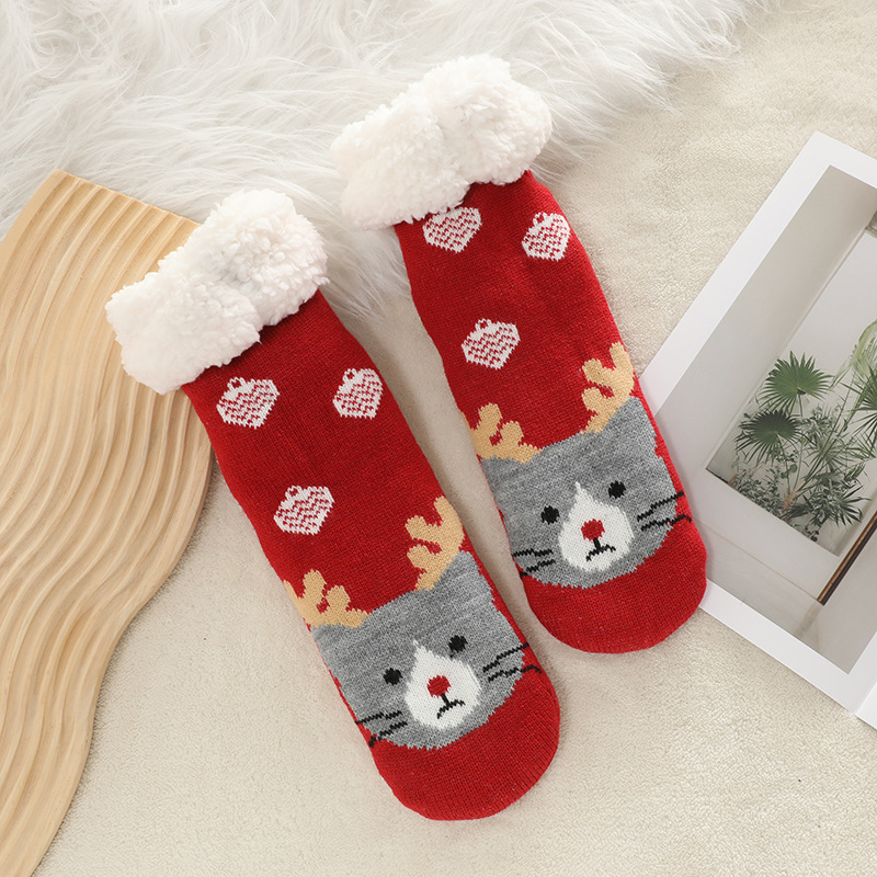 Christmas Women's Fuzzy Socks