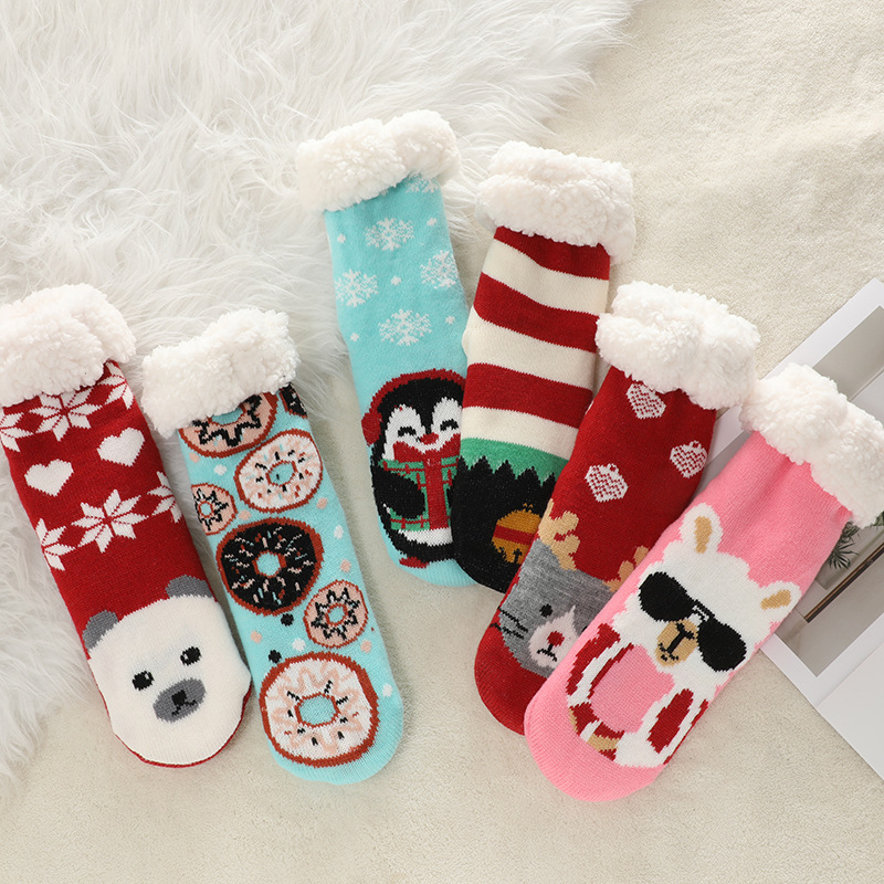 Christmas Women's Fuzzy Socks