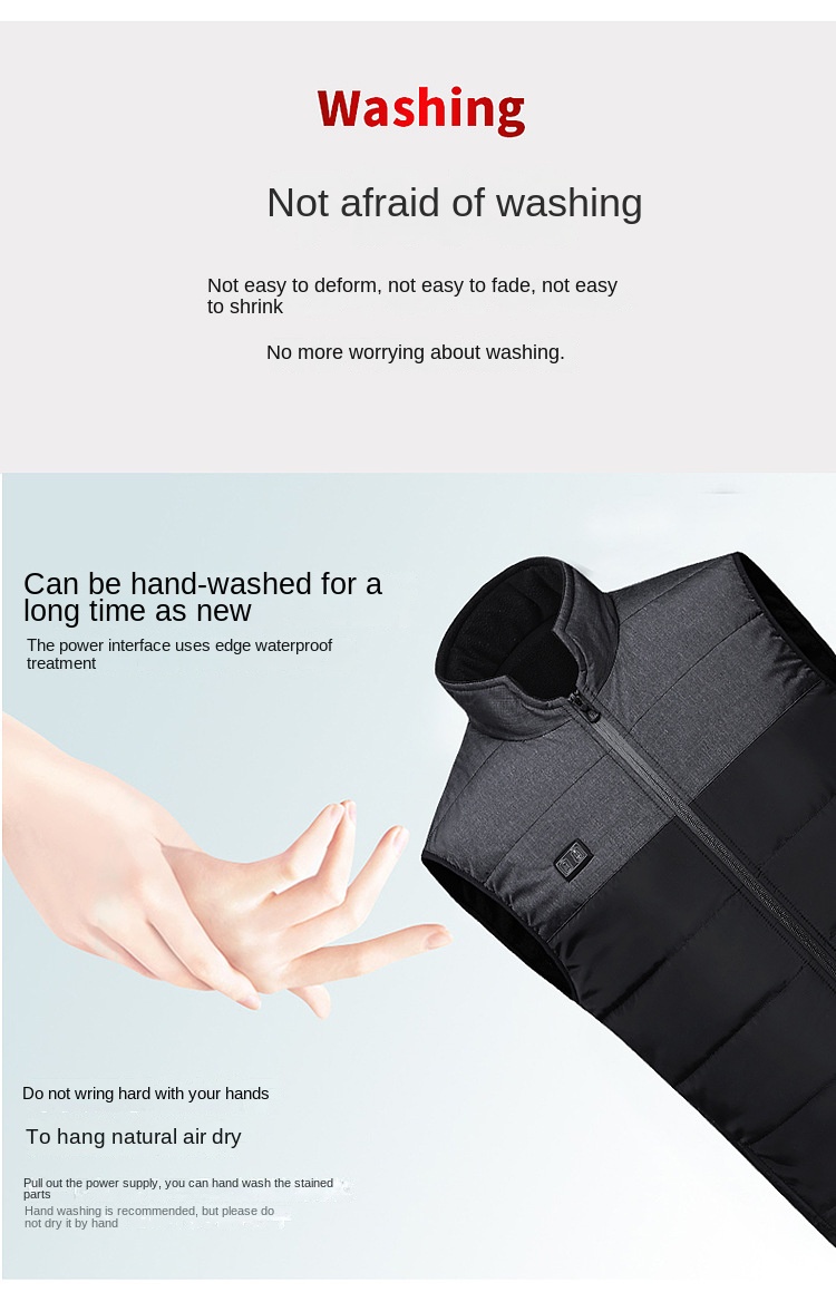USB Heated Vest for Winter