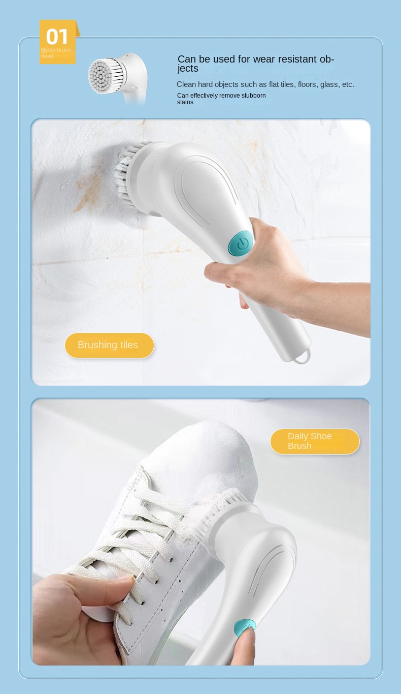 Powerful Electric Cleaning Brush