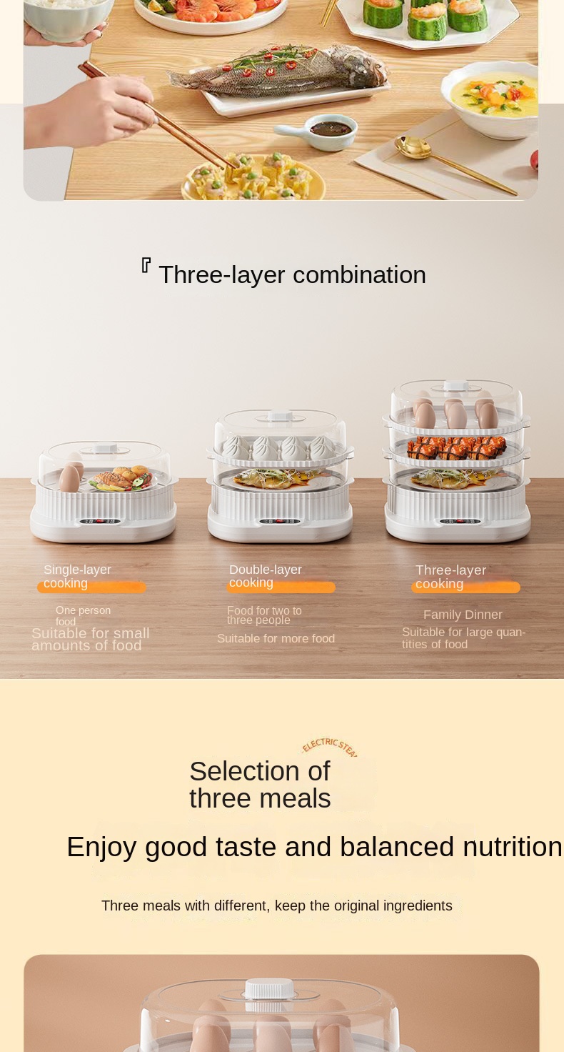 Multifunctional Electric Steamer