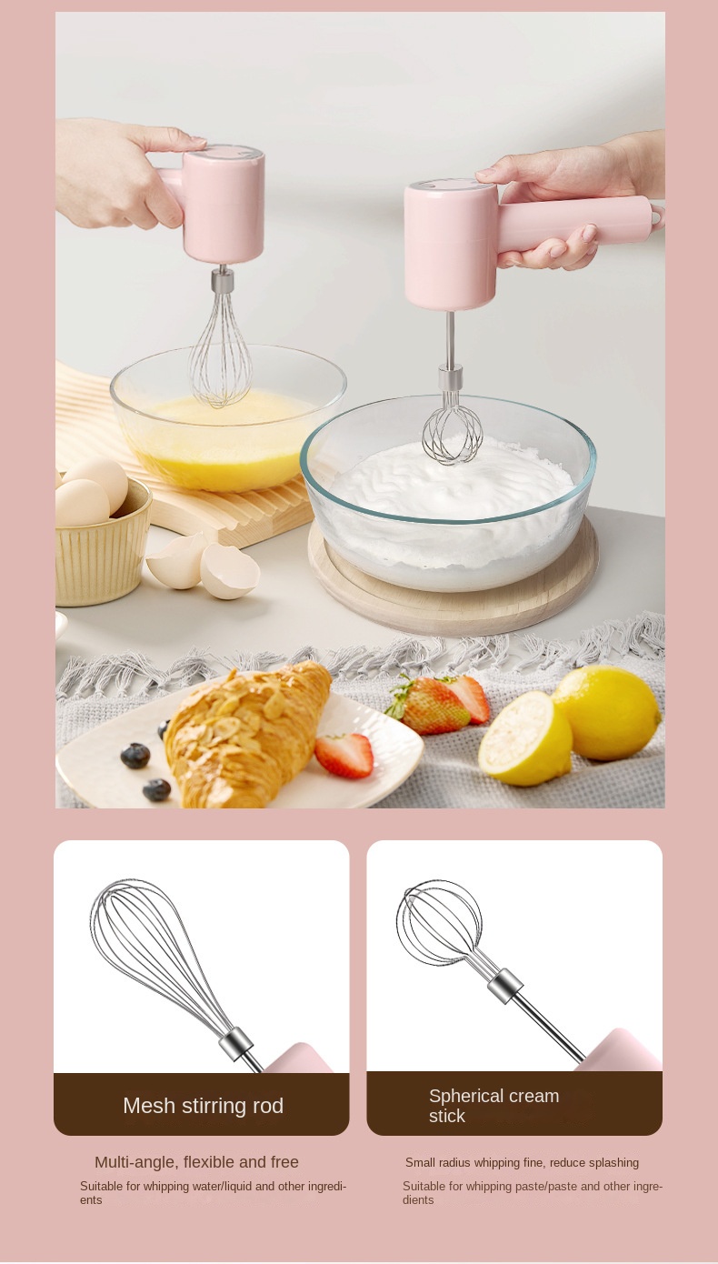 Portable Multifunctional Egg Beater