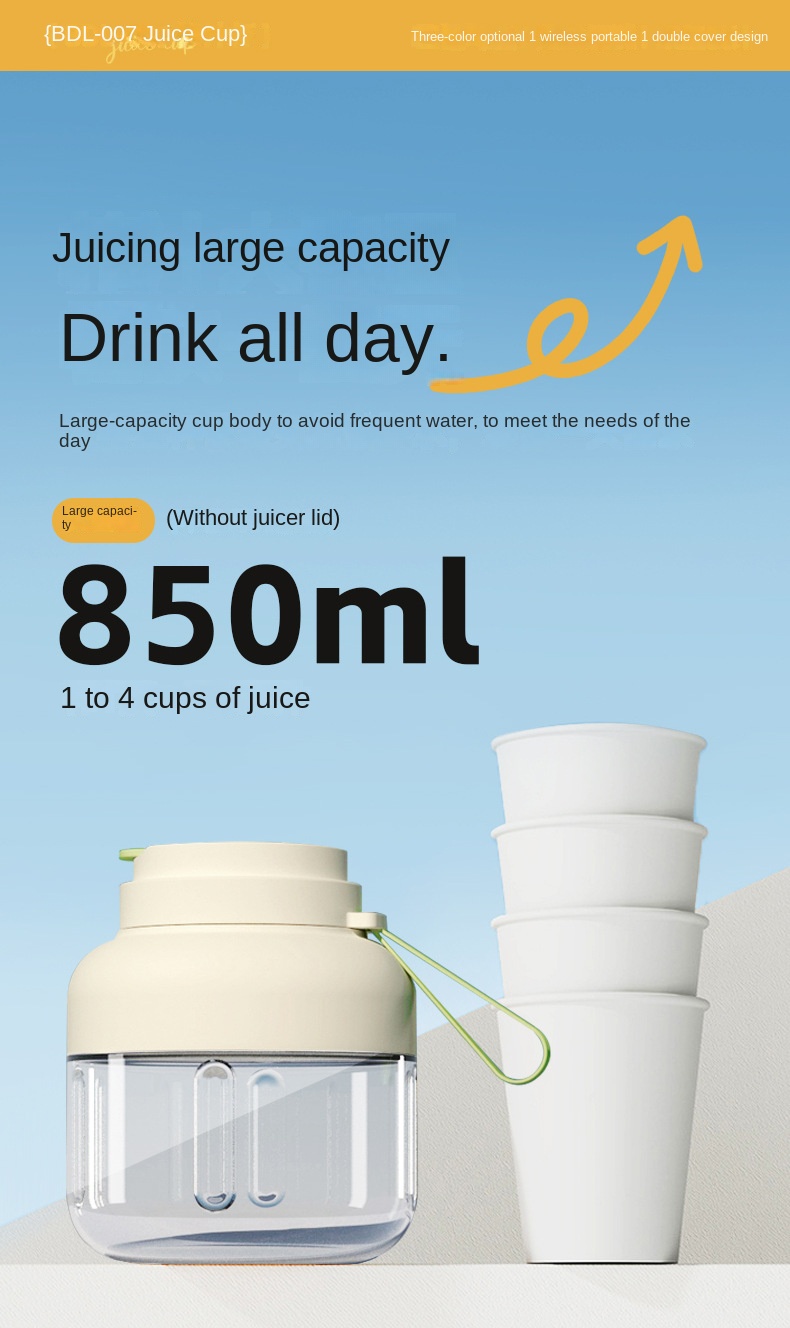 Portable Juicer Cup